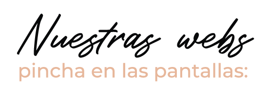 Nuestras webs pincha en las pantallas: