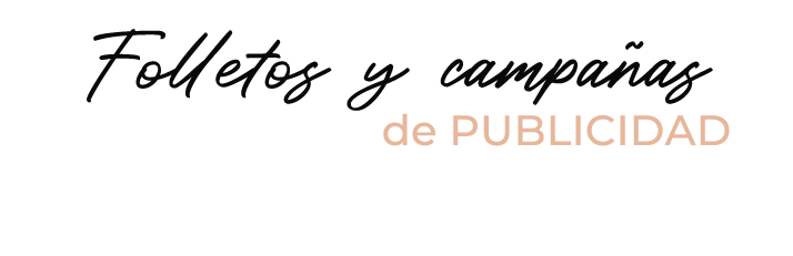Folletos y campa as de PUBLICIDAD