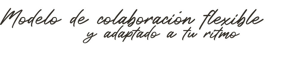 Modelo de colaboraci n flexible y adaptado a tu ritmo