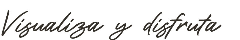 Visualiza y disfruta