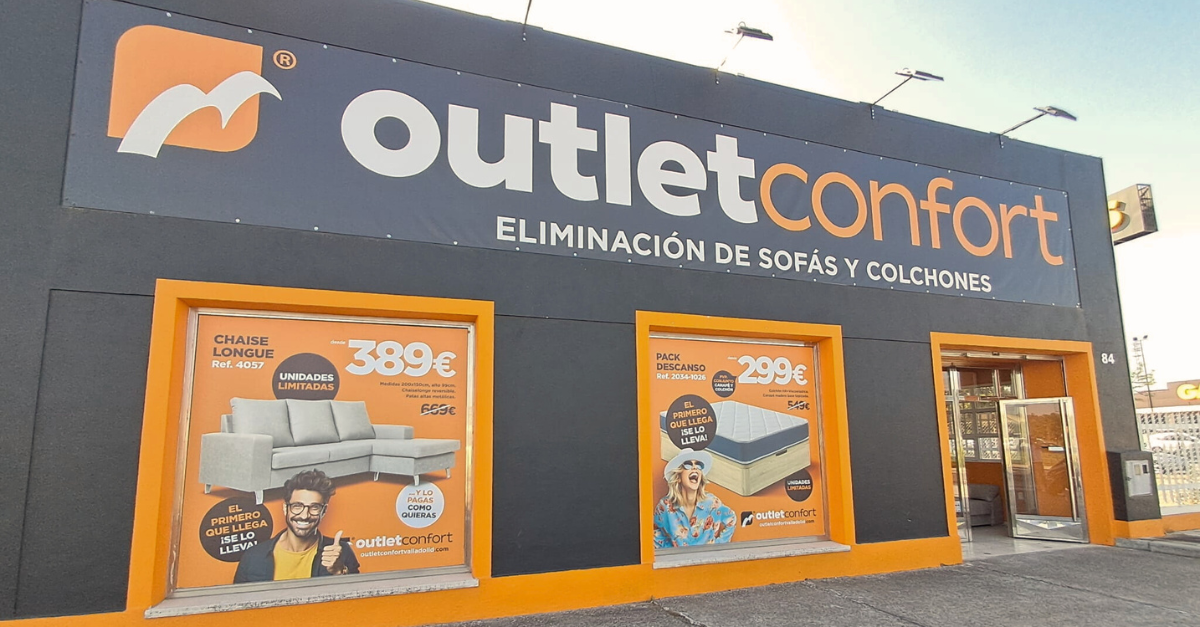 fachada outlet confort valladolid