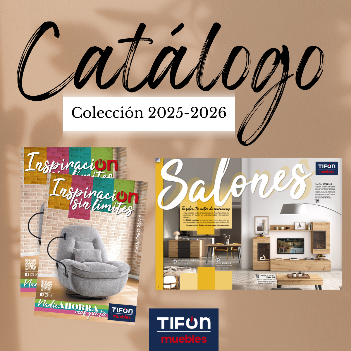 Catálogo Tifón Muebles 2025–2026, colección de muebles y decoración con inspiración, diseño y estilo para todos los hogares.