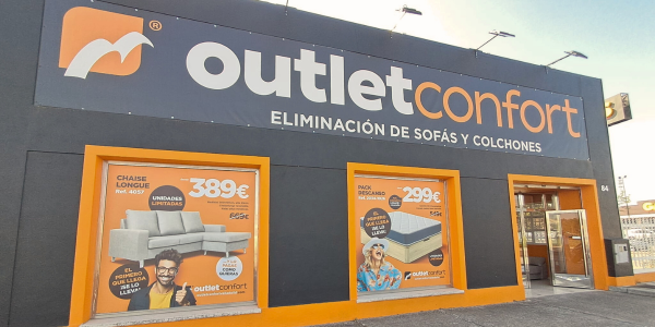 fachada outlet confort valladolid